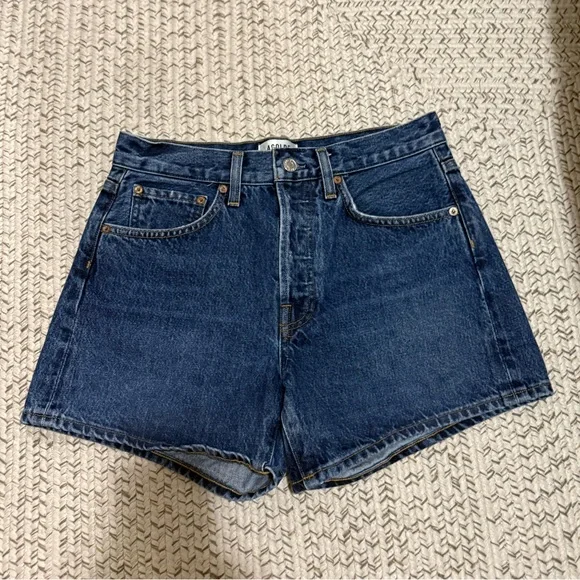 Agolde Parker Long Denim Shorts – Enamour - Picture 7 of 11